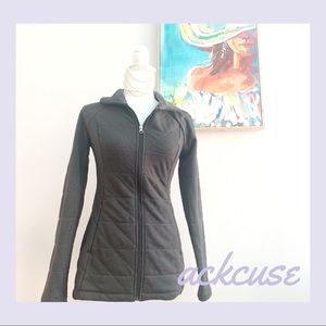 The North Face faux fur lined coat